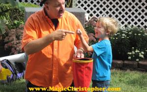 Childrens' magician Greensboro nc